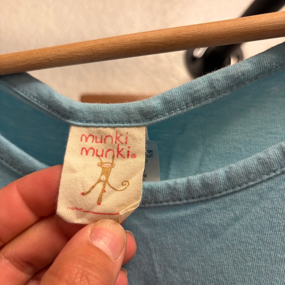 Munki Munki 2pc Pajama Set Women’s Size XL Blue Cloud Day dreamer shorts & tank - Picture 3 of 7